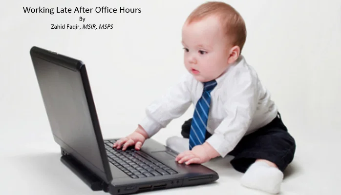 Working after office hours