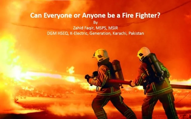 A Fire Fighter