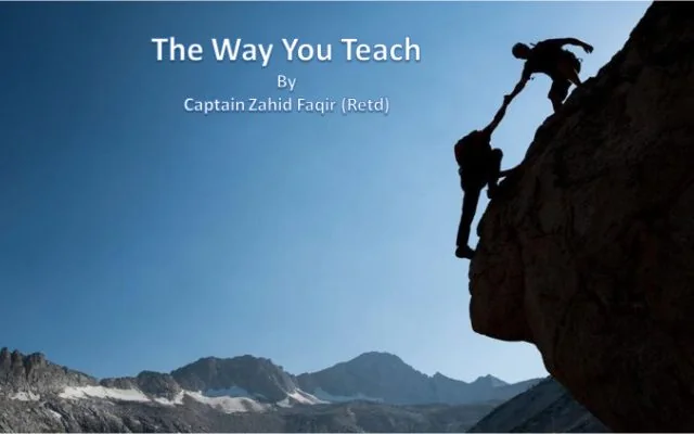 The Way You Teach